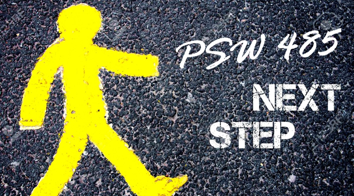 39960587-yellow-pedestrian-figure-on-the-road-walking-towards-next-step-conceptual-image-with-text-message-ov