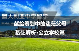 想让孩子来悉尼读中学？一文献给筹划中的迷茫父母——基础解析·公立学校篇